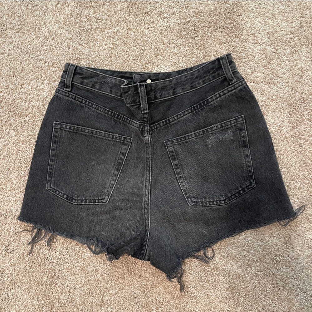 TopShop High Rise Jean Shorts - Picture 3 of 3